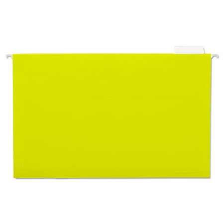 Universal Deluxe Bright Color Hanging File Folders, Legal Size, 1/5-Cut ...