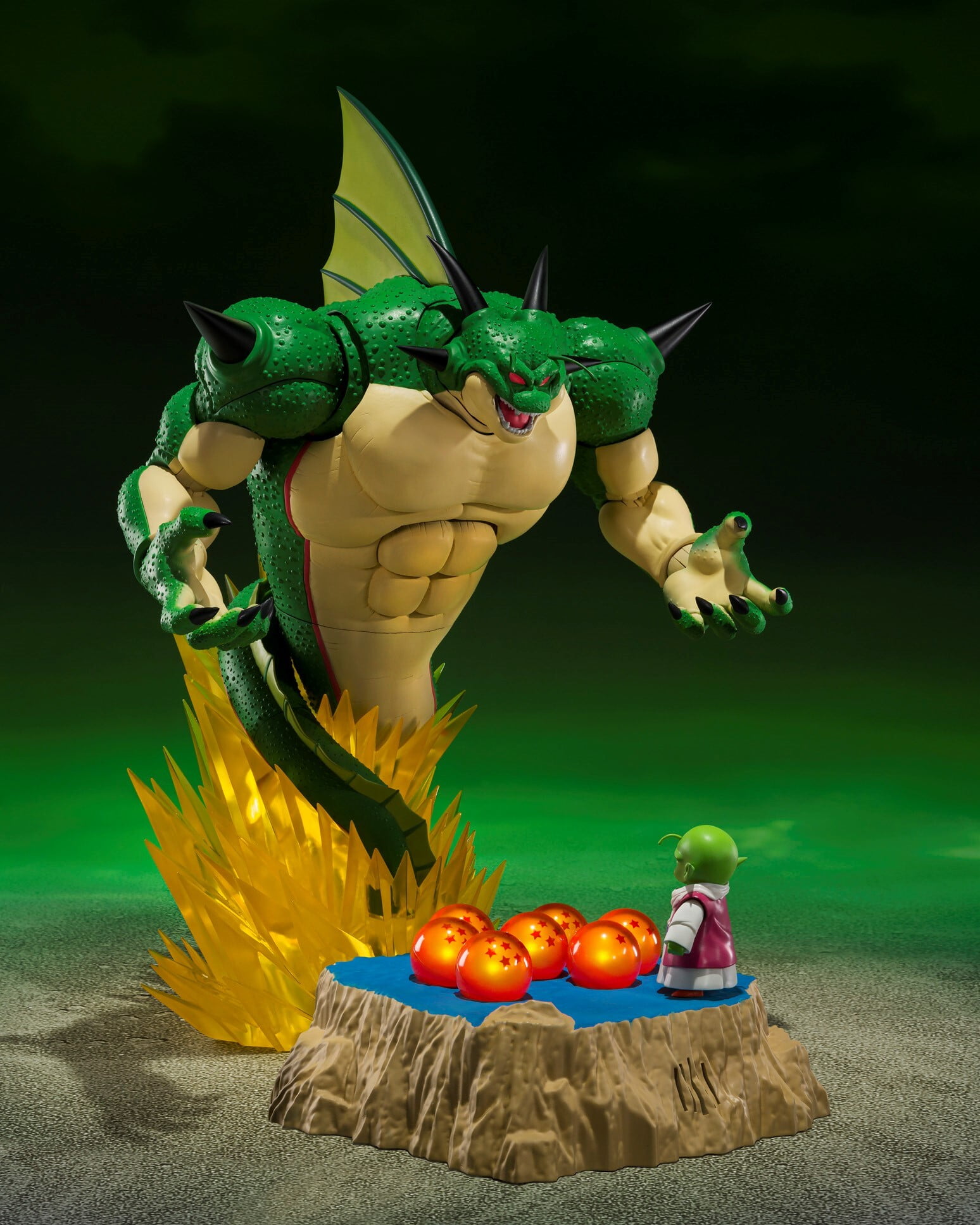 Bandai S.H. Figuarts Dragon Ball Z: Porunga & Dende Action Figure, with Detachable Parts (11")