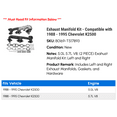 thumbnail image 2 of Exhaust Manifold Kit - Compatible with 1988 - 1995 Chevy K2500 1989 1990 1991 1992 1993 1994, 2 of 2