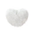 thumbnail image 2 of Heart Pillow,Valentines Day Pillows,Fur Heart Decorative Pillows,Heart Shaped Throw Pillow for Bed,Soft Fluffy Decorative Cushion for Chair Sofa Living Room,Plush Pillow Home Decor(White), 2 of 6