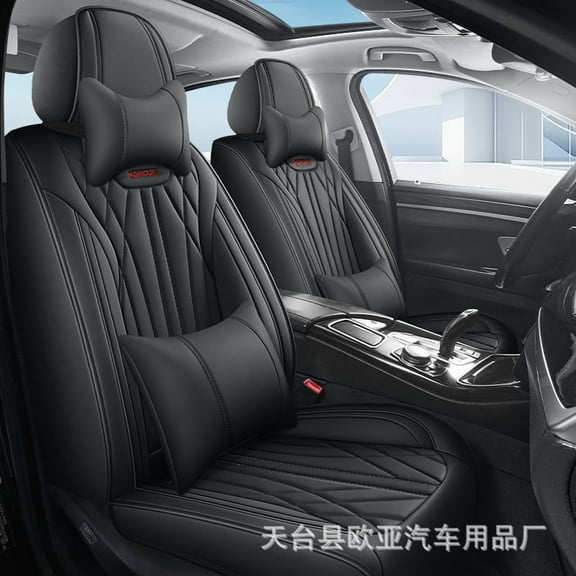 5 Seat Front Rear Leather Car Seat Covers
