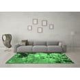 thumbnail image 3 of Ahgly Company Indoor Rectangle Abstract Emerald Green Contemporary Area Rugs, 2' x 4', 3 of 4