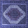 thumbnail image 1 of Ahgly Company Indoor Square Persian Blue Traditional Area Rugs, 8' Square, 1 of 4