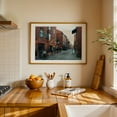 thumbnail image 3 of Wharf Street 01 - Portland Maine Photography Oak Framed Wall Art Print 16 x 24 inches, 3 of 6
