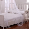 thumbnail image 4 of Oasis Round Hoop Polyester Sheer Mosquito Netting Bed Canopy, 4 of 4