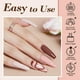 thumbnail image 4 of Kit de uñas en polvo para uñas AZUREBEAUTY Starter con 4 colores nude, 4 of 9
