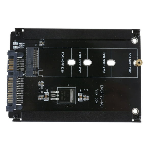 NATEFEMIN M.2 NGFF to SATA Adapter Card Supports 30 42 60 80mm M 2 SSD SATA3 0 6Gbps for WinXP Vista Win7 Win8 MAC LINUX System