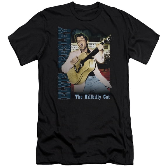 Elvis Presley - Memphis - Premium Slim Fit Short Sleeve Shirt - X-Large