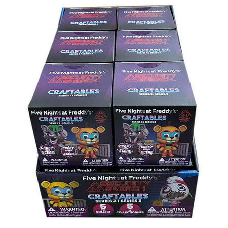 1 Piece Five Nights at Freddy's Security Breach Craftables Series 3 , Only 1 Count
