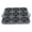 Dark Gray, variant on LAZIOEGR Premium Silicone Donut Mold 9 Cavity Non-Stick Heat Resistant Doughnut Pan Set Ideal for Cake Biscuit Bagels Muffins 11.8 in / 30 cm Dark Gray Bakeware Tool