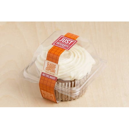 Just Desserts Classic Carrot Cupcake 4.4 Ounce — 6 per case.