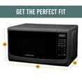 thumbnail image 3 of Farberware Countertop Microwave Oven with LED Lighting & Child Lock, 0.9 Cu Ft Black, 3 of 8