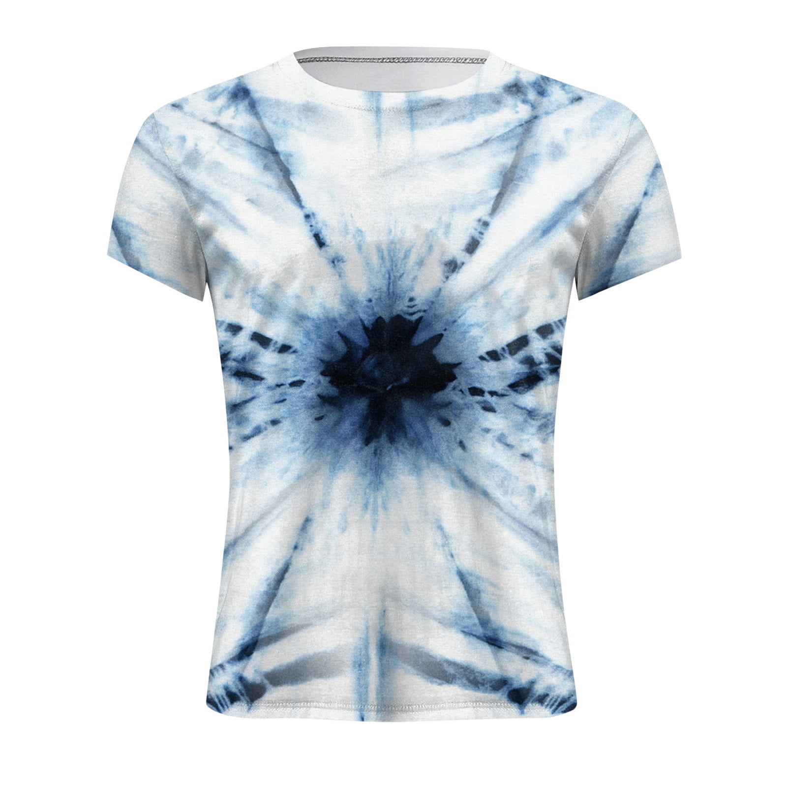 Stamzod Speckled Tie Dye Pattern T Shirt Men Funny T-shirts