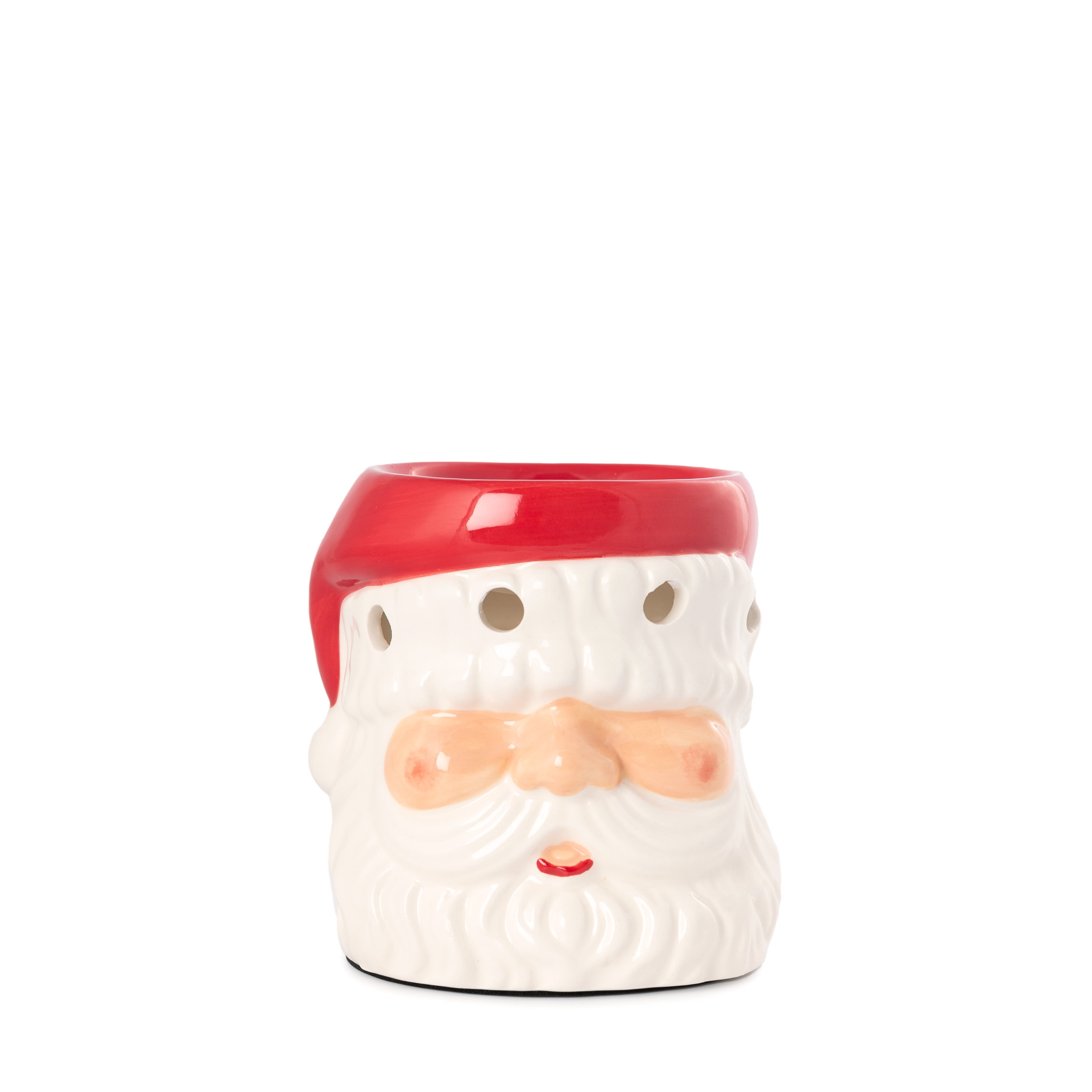 Mainstays Red & White Santa Head Tealight Warmer Set