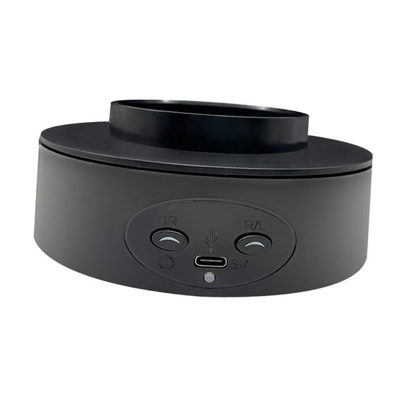 Milageto Motorized Rotating Display Stand 360 Degree 360 Degree Revolving Base Holder Black
