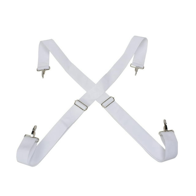 braveheart Sangle de Tambour à Piège Robuste Facile à Transporter pour Étudiants Débutants Instrument Blanc 150cm