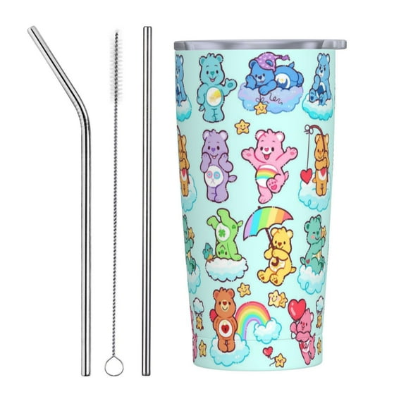 Care Bears Tumbler Vacuum Insulated Water Bottle Stainless Steel Insulated Coffee Travel Mug For Women men 20oz