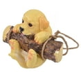 thumbnail image 3 of Estatuilla de cachorro, estatua de cachorro de resina de perro oscilante de resina, estatua de animal de resina construida para durar, 3 of 8
