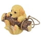 thumbnail image 1 of Estatuilla de cachorro, estatua de cachorro de resina de perro oscilante de resina, diseño exquisito, 1 of 8