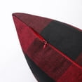 thumbnail image 4 of Red and Black Buffalo Check Christmas Throw Pillow Covers 20x20 Set of 2 Christmas Farmhouse Decor Pillows 20 x 20 for Porch Swing and Couch Sofa (No Pillow Inserts), 4 of 6