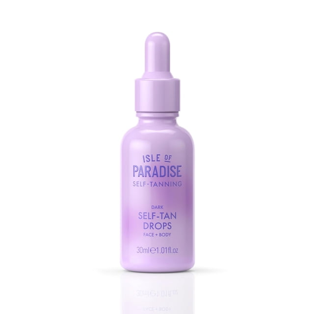 Gotas autobronceadoras Isle of Paradise Dark 30 ml para rostro y cuerpo