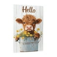 thumbnail image 2 of 1000 pcs 1000 Piece Vibrant Jigsaw Puzzle Hello Slogan Cute Calf & Flower,Challenging Brain Exercise,Unique Animal Art Wooden Puzzles 1000 Piece,for Puzzle Enthusiast Gifts,Stress relieving pleasure, 2 of 6