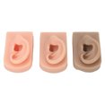 thumbnail image 1 of Modèle d'Oreille Simulé, Silicone 3Pcs Doux Réutilisable Modèle d'Oreille pour Boucles d'Oreilles Affichage, 1 of 8