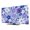 Blue, variant on TV Cover Indoor, Purple Spring Floral Stretch TV Dust Cover Television Screen Protector, Elegant Pastoral Flowers Modern Art Elastic Polyester Display Covers, Monitor Slipcover for LED TVs 24 Inch