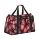 thumbnail image 2 of Fotbe pink butterfly Bolsa de Viaje con Estampado, Bolsa de Fin de Semana para Mujer con Compartimento para Zapatos, Bolsa de Gimnasio con Bolsillo Húmedo, 2 of 7