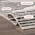thumbnail image 3 of nuLOOM Romina Diamond Stripes Area Rug, 9' x 12', Romina Black, 3 of 9