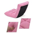 thumbnail image 5 of Topbuy Adjustable 14-Position Floor Chair ,Padded Gaming Chair Lazy Recliner Pink, 5 of 8
