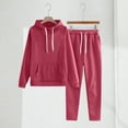 thumbnail image 2 of Migroa Perfect Gift Set for Men | Matching Hoodie & Relaxed Fit Joggers | Cozy Loungewear & Travel Sweatsuit Under $20, Hot Pink 3Xl, 2 of 9
