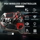 thumbnail image 2 of Controlador inalámbrico SZYUYU para PS4 con conector de audio de 3.5 mm - Blanco, 2 of 9