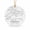 Abingdon Map, variant on Bermuda Travel Map Ornament, Bermuda road Map Ornament, Travel Souvenir Keepsake Christmas Tree Ornament