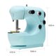 thumbnail image 5 of Pedal de pie Máquina de control de doble velocidad con máquina de coser Overlock Máquina de coser de viaje portátil para el hogar fácil de usar para adultos y niños, mini máquina de bordar eléctrica Adepaton 2033803-4, 5 of 9