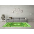 thumbnail image 3 of Ahgly Company Indoor Square Abstract Green Modern Area Rugs, 4' Square, 3 of 4