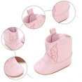thumbnail image 4 of CAICJ98 Infant Toddler Western Boots Cowgirl Cowboy Soft Rubber Sole Baby Girl Boy Cowboy Boots Pink,5.5 （Toddler)(Infant/Toddler), 4 of 7