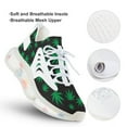 thumbnail image 3 of Abstract Maple Leaf Illustration Walking Shoes for Men Woman Lightweight Tennis Fashion Elastic Sports Shoes Cushion Basketball Shoes, 3 of 7