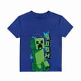 thumbnail image 4 of Camiseta Bioworld Minecraft Creepers and Character Heads, 4 of 7
