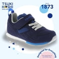 thumbnail image 3 of Zapatos TSUKIHOSHI Racer para bebés y niños pequeños, azul marino y azul, para 3 bebés, 3 of 6