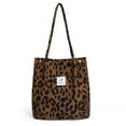 thumbnail image 1 of Bolso de mano de pana para mujer, bolso de pana para mujer, bolso de hombro reutilizable, bolso de hombro para compras, oficina, escuela, viajes, 1 of 6