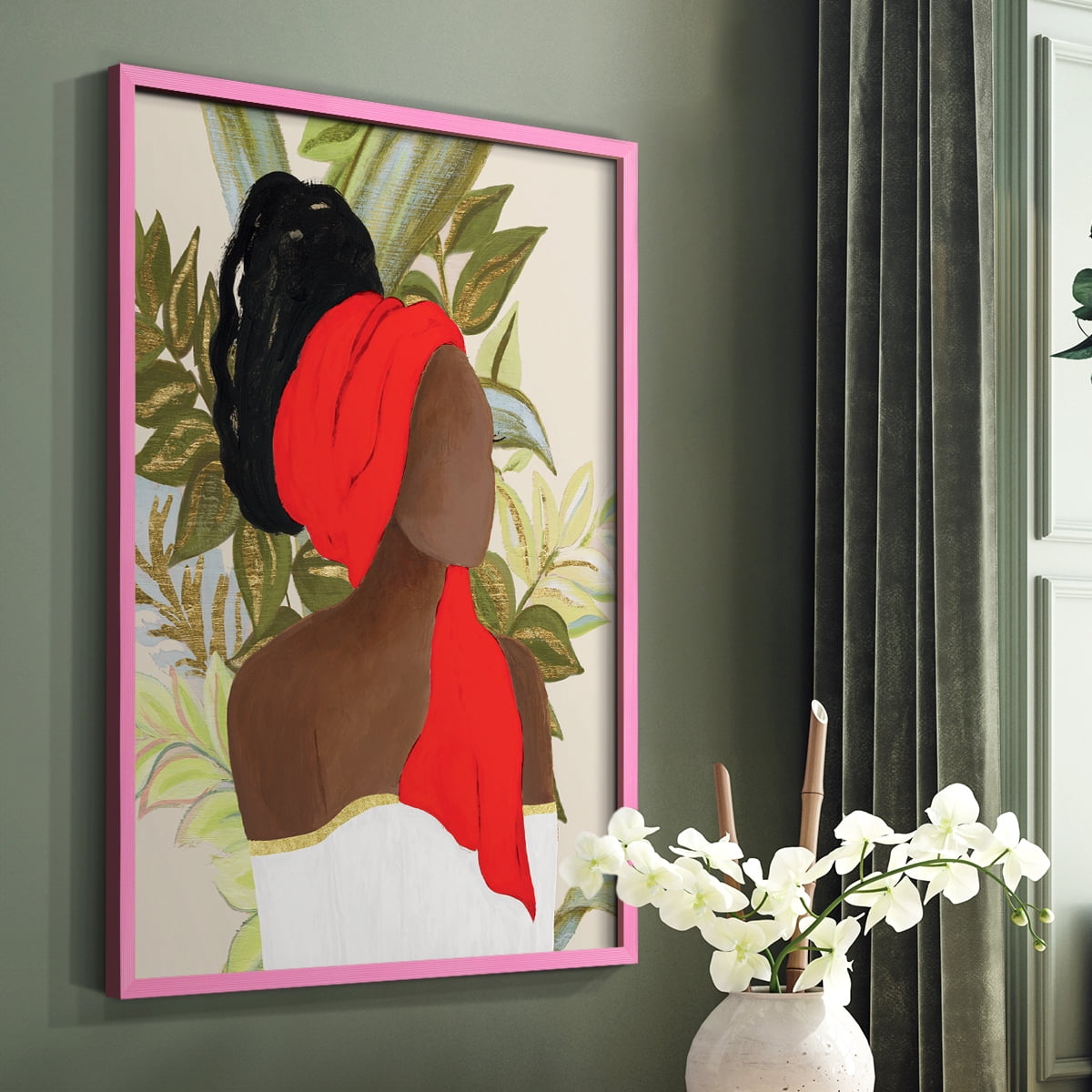 All That Beauty I in Paper Solid Wood 8 x 10 Framed Print