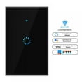 thumbnail image 1 of EASTIN 1/2/3 Gang WiFi Smart Touch Light Switch US Black, 1 of 10
