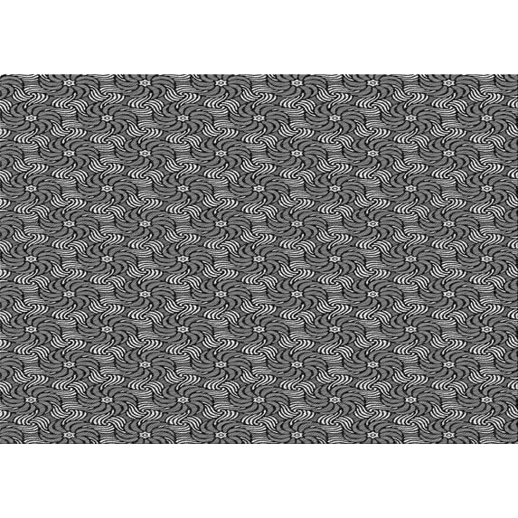 Ahgly Company Machine Washable Indoor Rectangle Transitional Charcoal Black Area Rugs, 2' x 4'