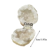 Crystal Geode Box, Valentines Day Unique Box For Proposal and Wedding, Agate Natural Geode Jewelry Box R