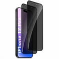 thumbnail image 1 of For iPhone 17 Pro Screen Protector Supershield Anti-Reflective Privacy Tempered Glass Protector - 2 Pack, 1 of 5