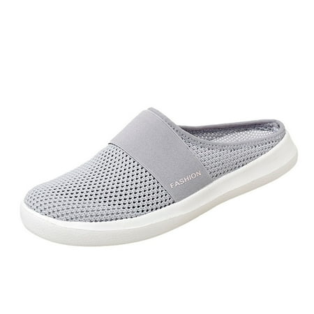 

Women s Slip-On Shoes Wide Fit Walking Sandals Closed Toe Mesh Upper Casual Sneakers for Work Gym Running Shoes Loafers & Moccasins Water Shoes Open Back Sports & Outdoor Clogs & Mules UK