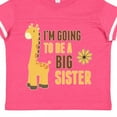 thumbnail image 4 of Inktastic I'm Going to Be a Big Sister Giraffe Girls Toddler T-Shirt, 4 of 5