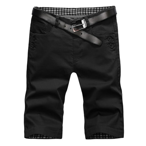 JTieacloth Classic Mens Cargo Short Men's Casual Shorts For Every Occasion Versatile Straight Leg Beach Shorts For Daily Work And Outings For Spring And Summer,Black
