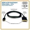 thumbnail image 4 of Tripp Lite P566-016 16 ft. Black HDMI to DVI Cable, 4 of 4